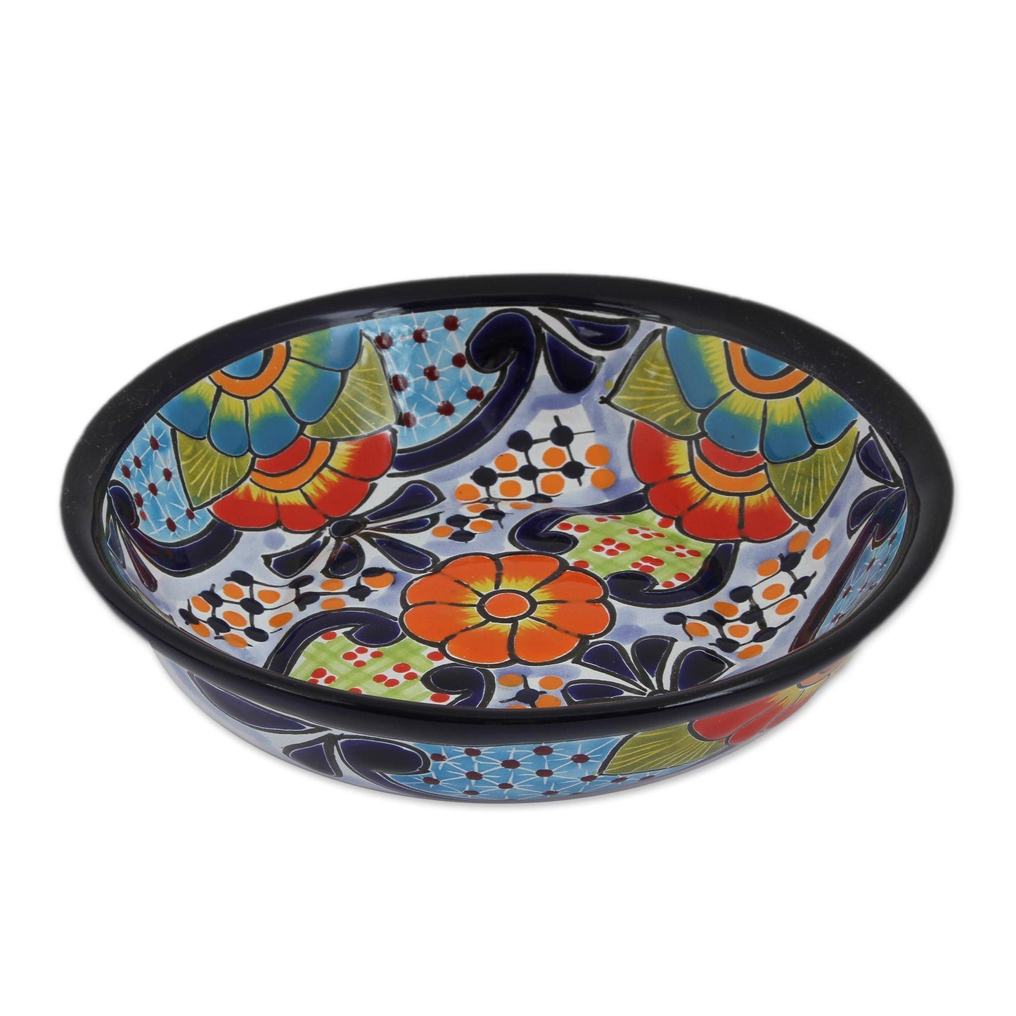 Raining Flowers Ceramic Bowl - Set of 2