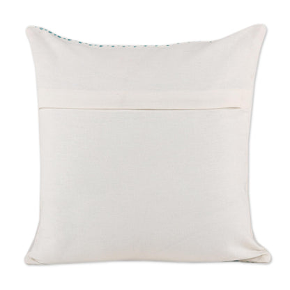 Mandala Glory Mandala Motif Embroidered Cotton Cushion Covers (Pair)