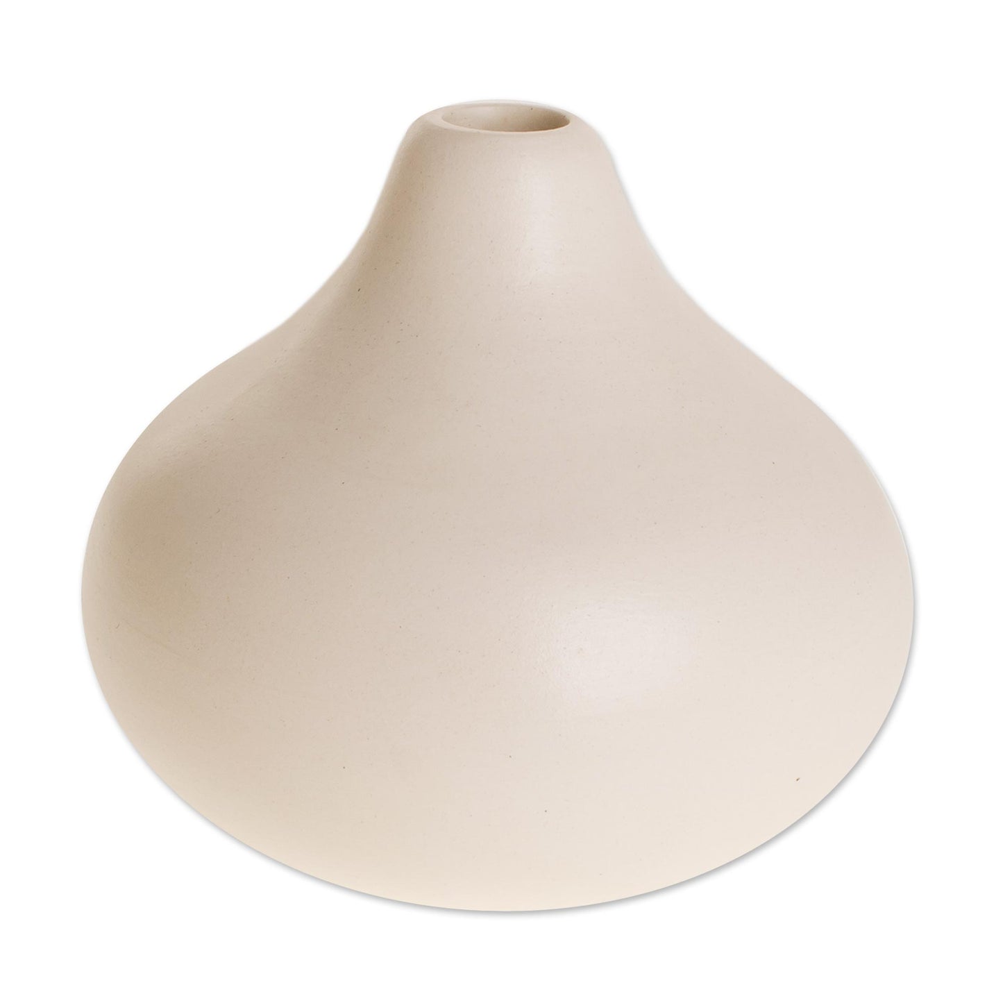 Ivory Droplet Harmony Ceramic Vase