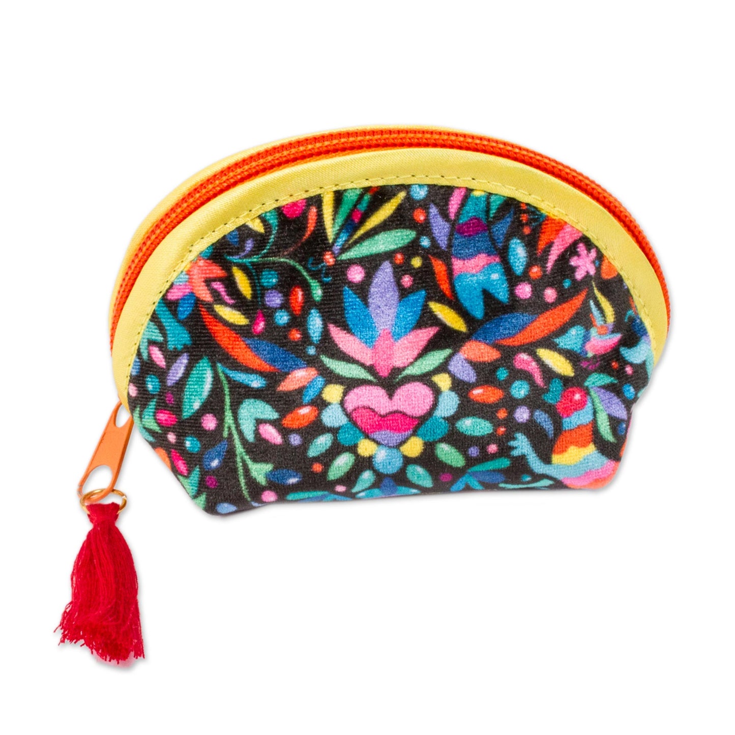 Otomi Designs in Black Printed Cosmetic Bag