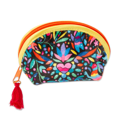 Otomi Designs in Black Printed Cosmetic Bag