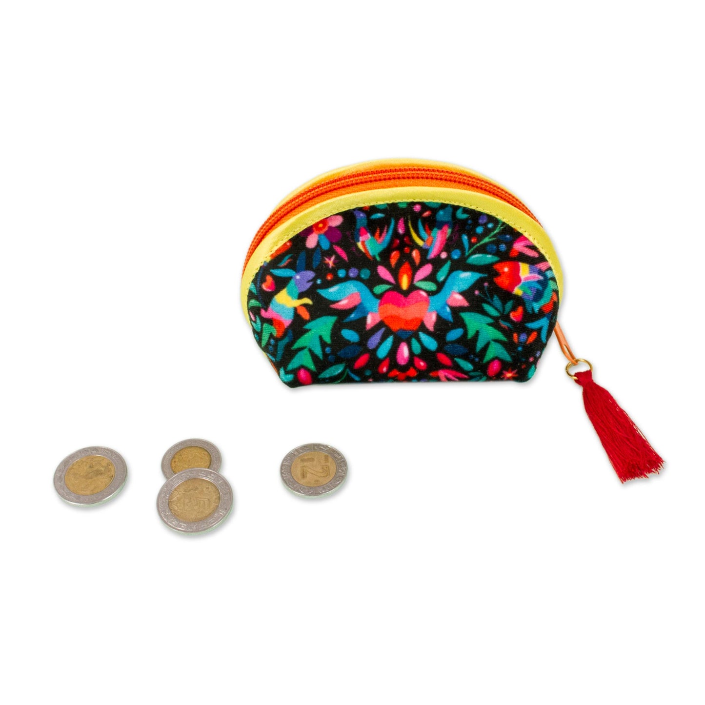 Otomi Designs in Black Printed Cosmetic Bag