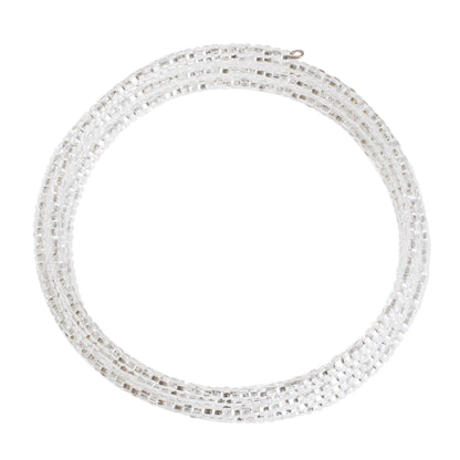 Brilliance of the Moon Glass Beaded Wrap Bracelet from Guatemala