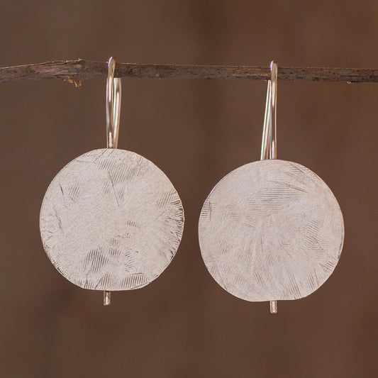 Costa Rican Moon Costa Rican Sterling Silver Geometric Drop Earrings