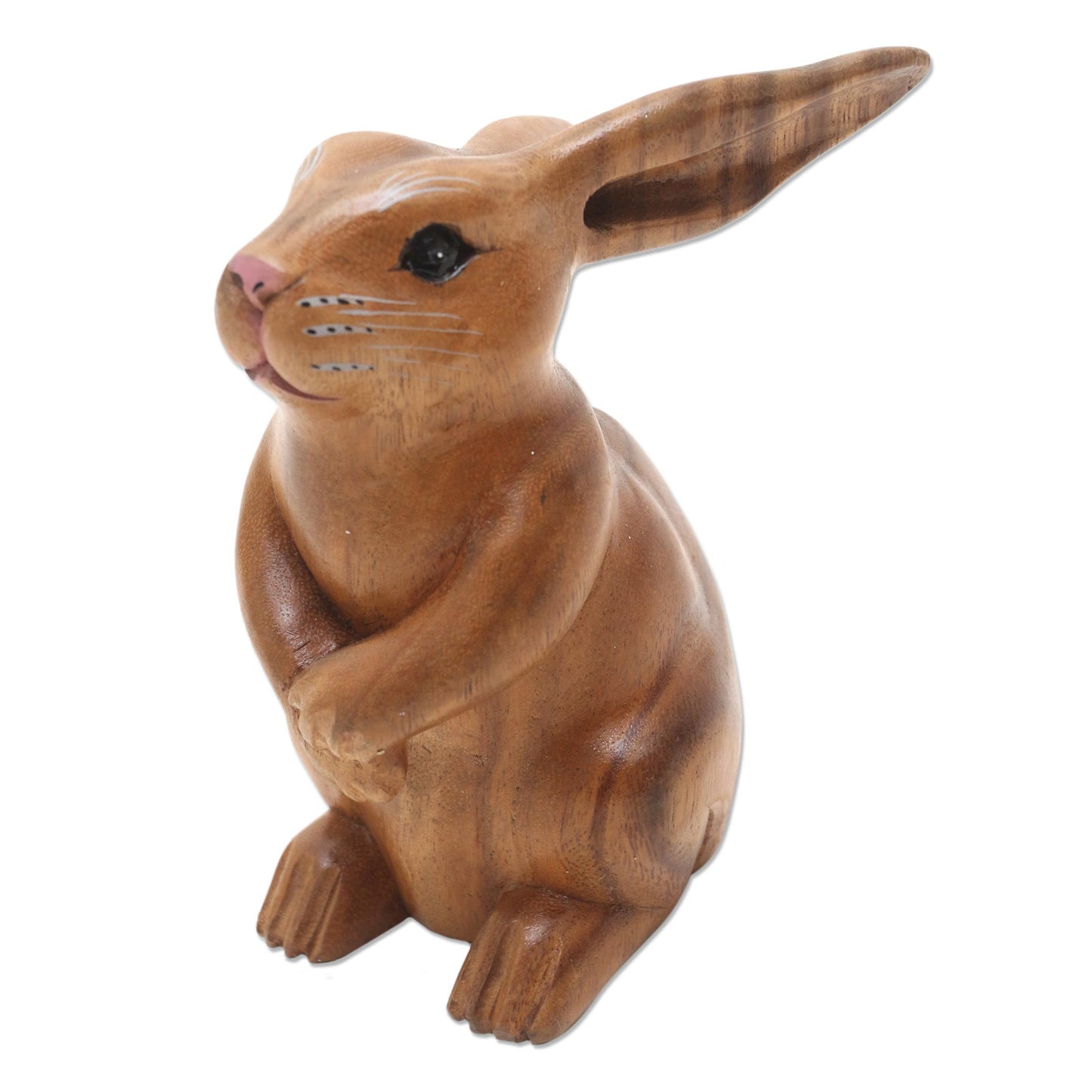 Adorable Rabbit in Brown Handmade Brown Bunny Sculpture