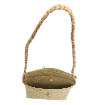 Easy Going Hand Woven Natural Fiber Shoulder Bag