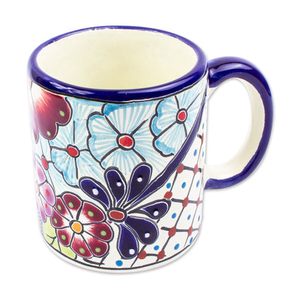 Colors of Mexico Multicolored Ceramic Mugs from Mexico (Set of 4)