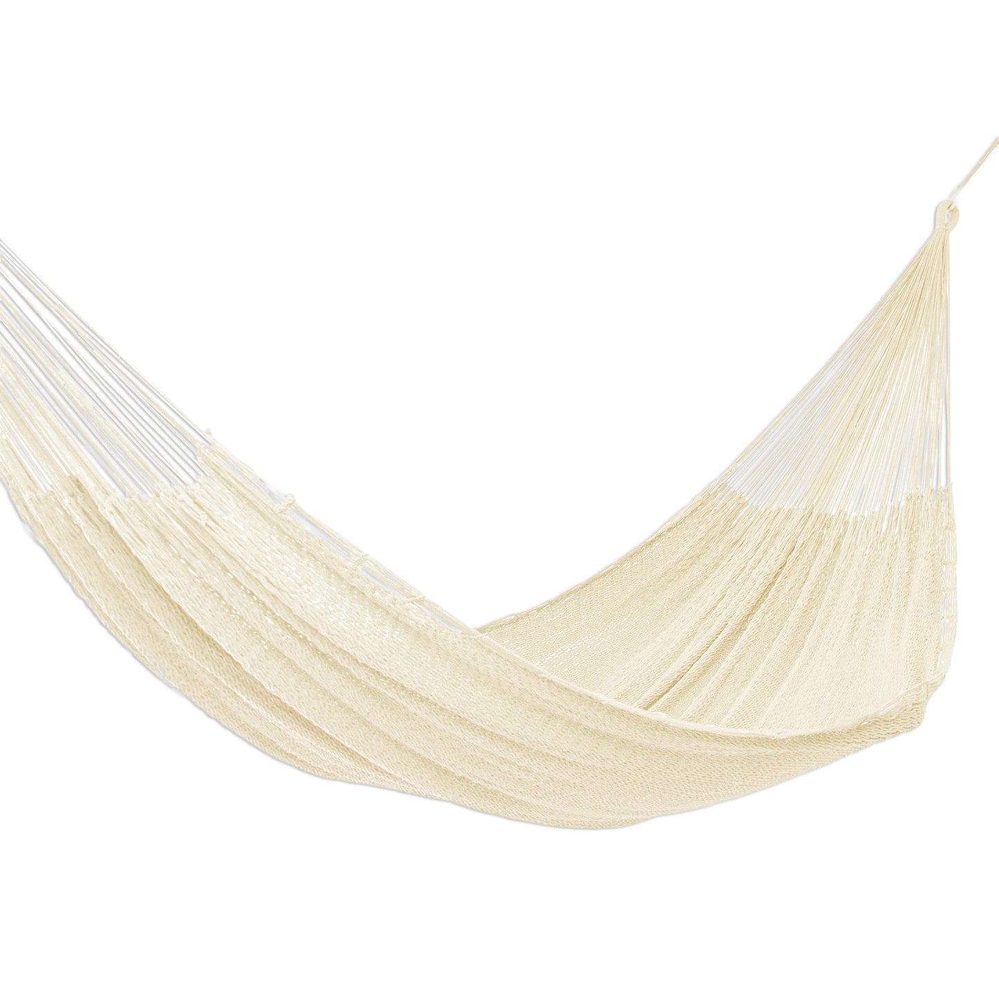 Uxmal Ivory Maya Ivory Rope Hammock (Triple)