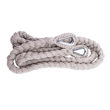 Mirage in Grey All Cotton Rope Hammock in Grey (Triple)