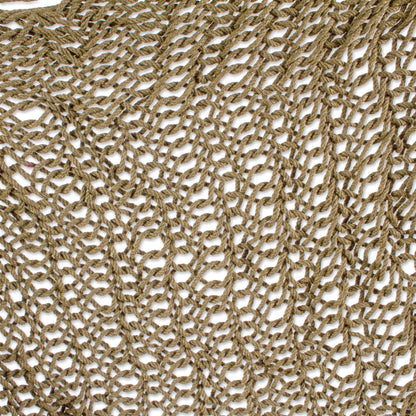 Ocean Seat in Olive Green Tasseled Cotton Rope Mayan Hammock Swing from Mexico