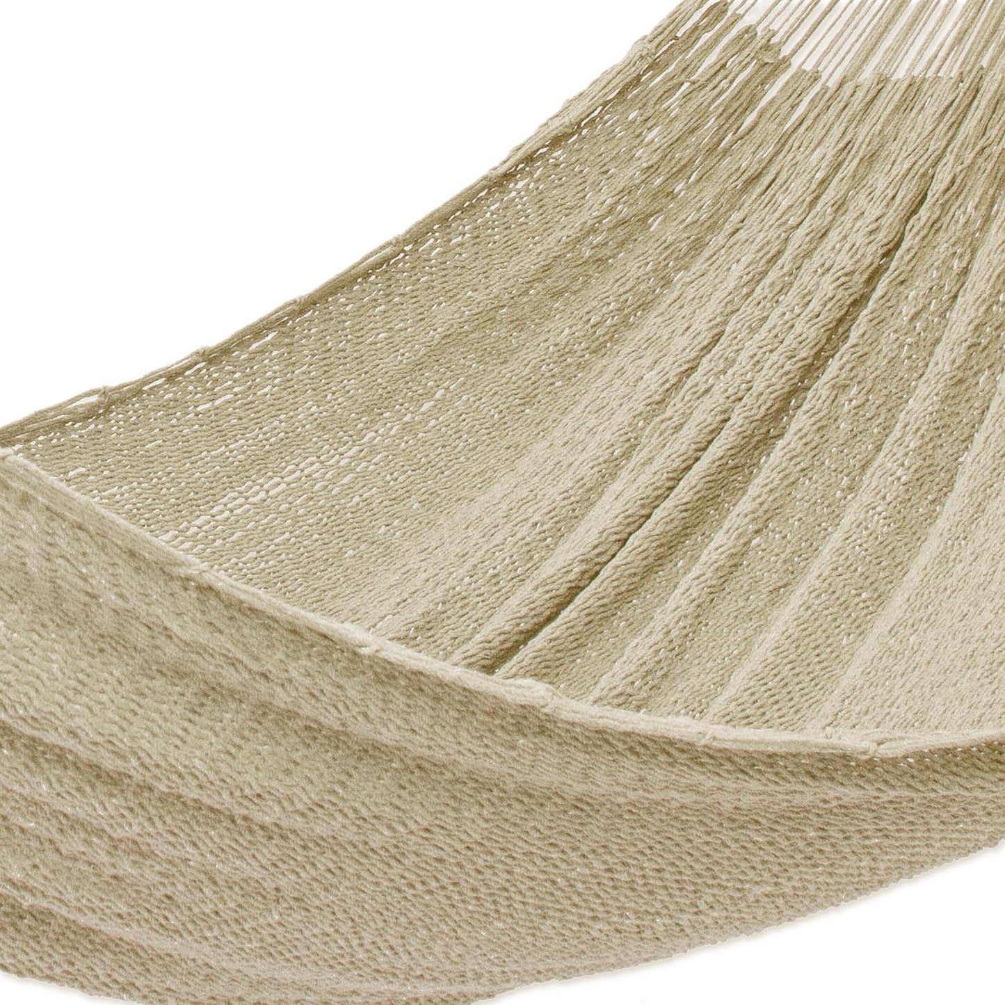 Uxmal Grey Handmade Cotton Hammock in Grey (Triple)