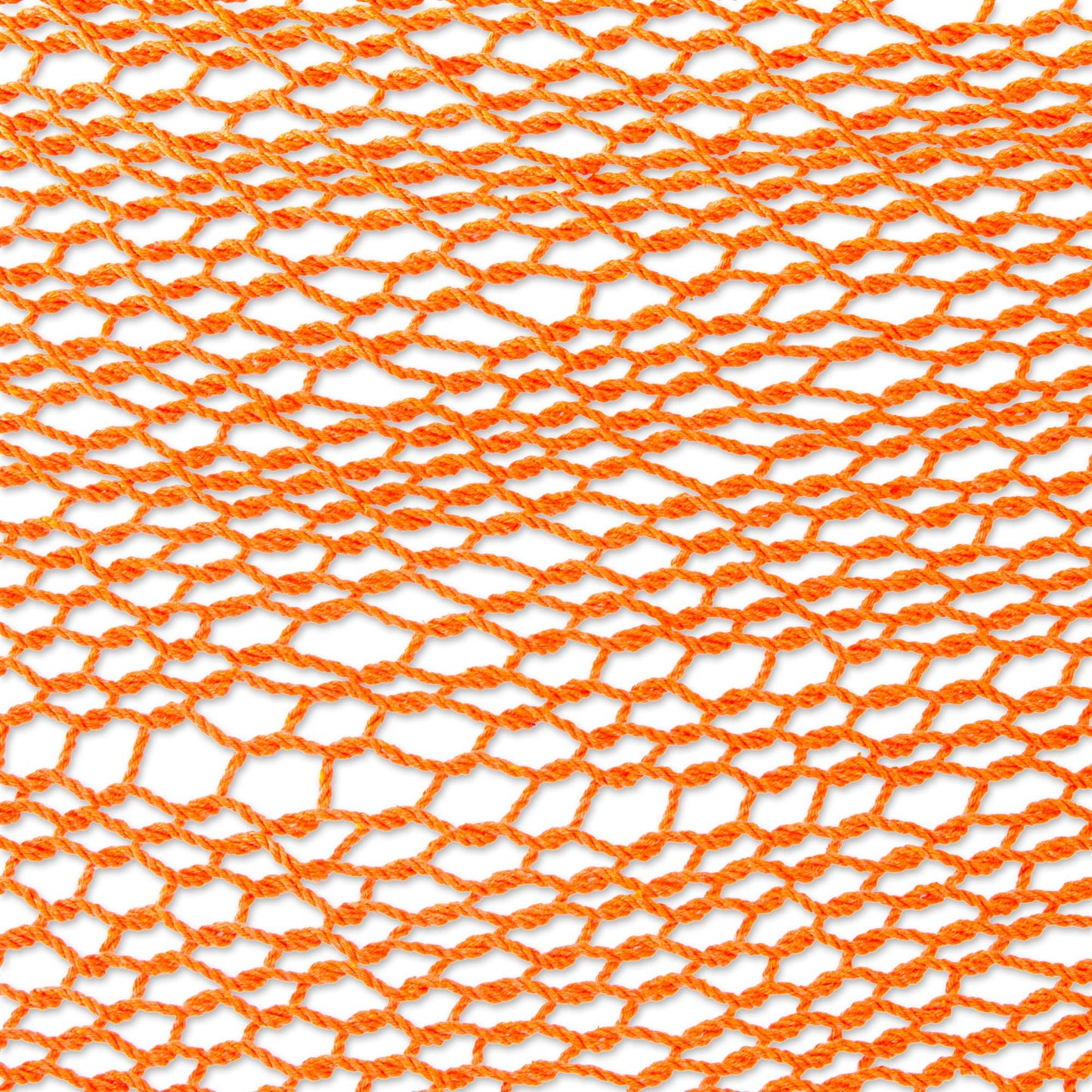 Orange Cascade Orange Fringed Cotton Rope Hammock (Triple) from Mexico