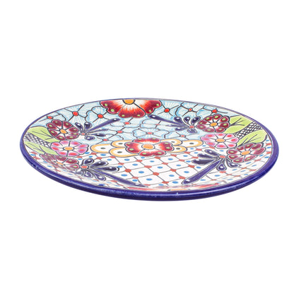 Colors of Mexico Multicolored Ceramic Salad Plates (Pair)