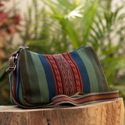 Mists of Cusco Multicolored Alpaca Shoulder Bag