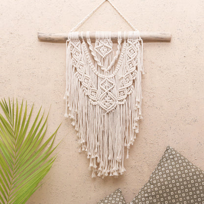 Boho Splash Balinese Cotton Macrame Wall Hanging