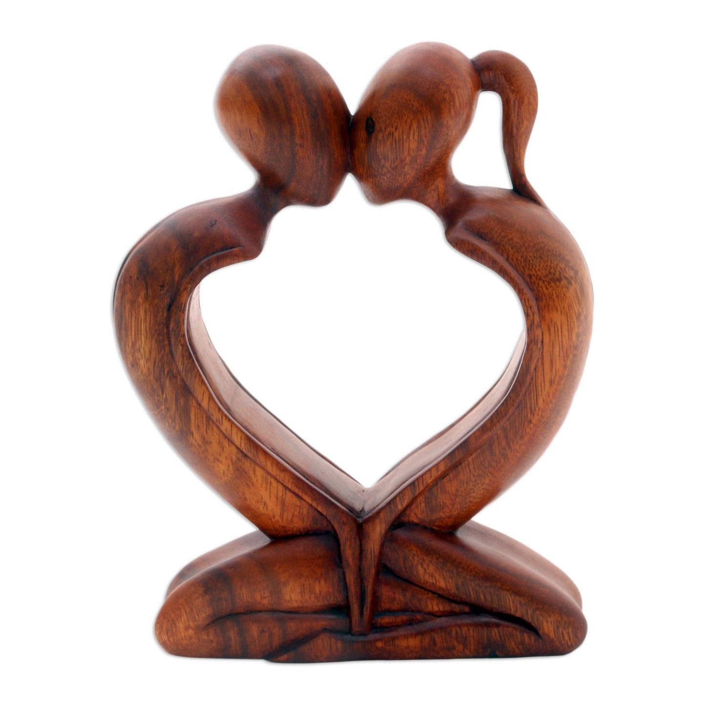 Kiss Me Quick! Wood Sculpture