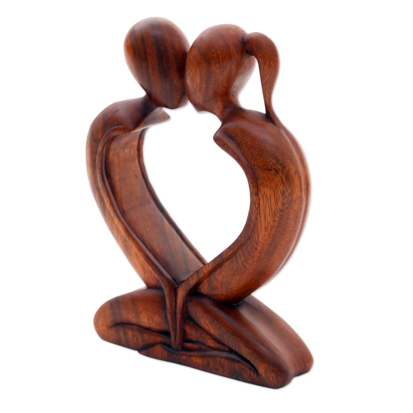 Kiss Me Quick! Wood Sculpture