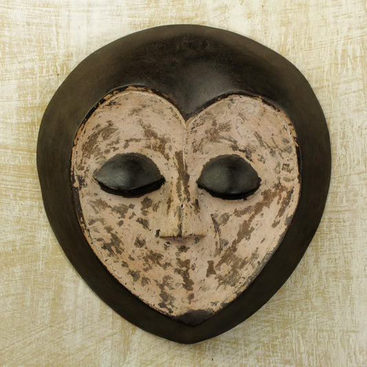 Lega Sorcerer Congolese wood mask