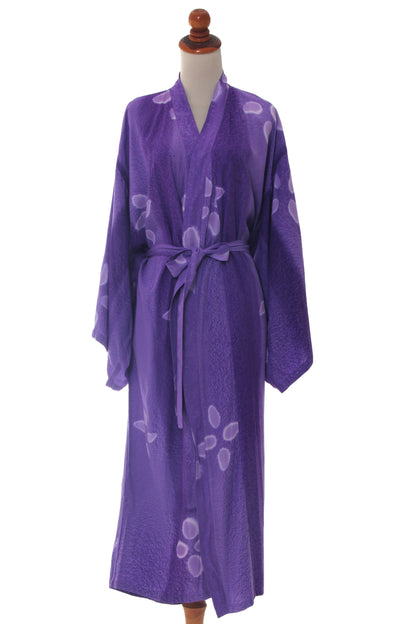 Kissed by Violet Purple Women's Batik Robe