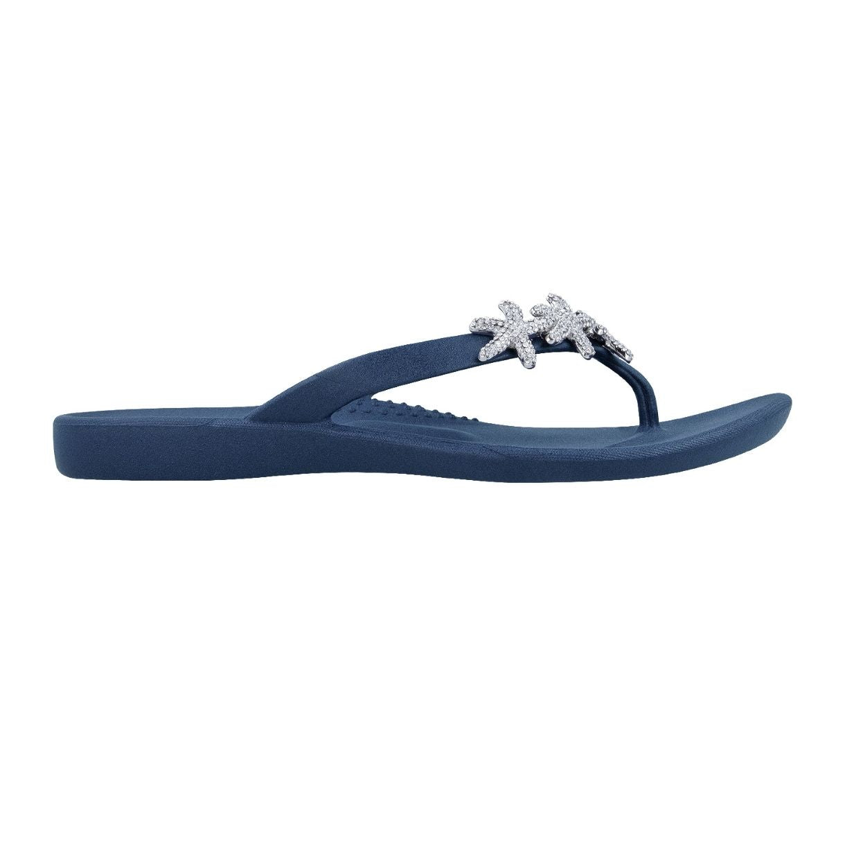 Oka-B Ryann Women's Flip Flop with Glimmering Strand of Starfish