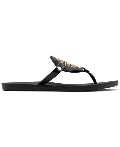 Oka-B Solara Women's Flip Flop with a soft, trendy medallion