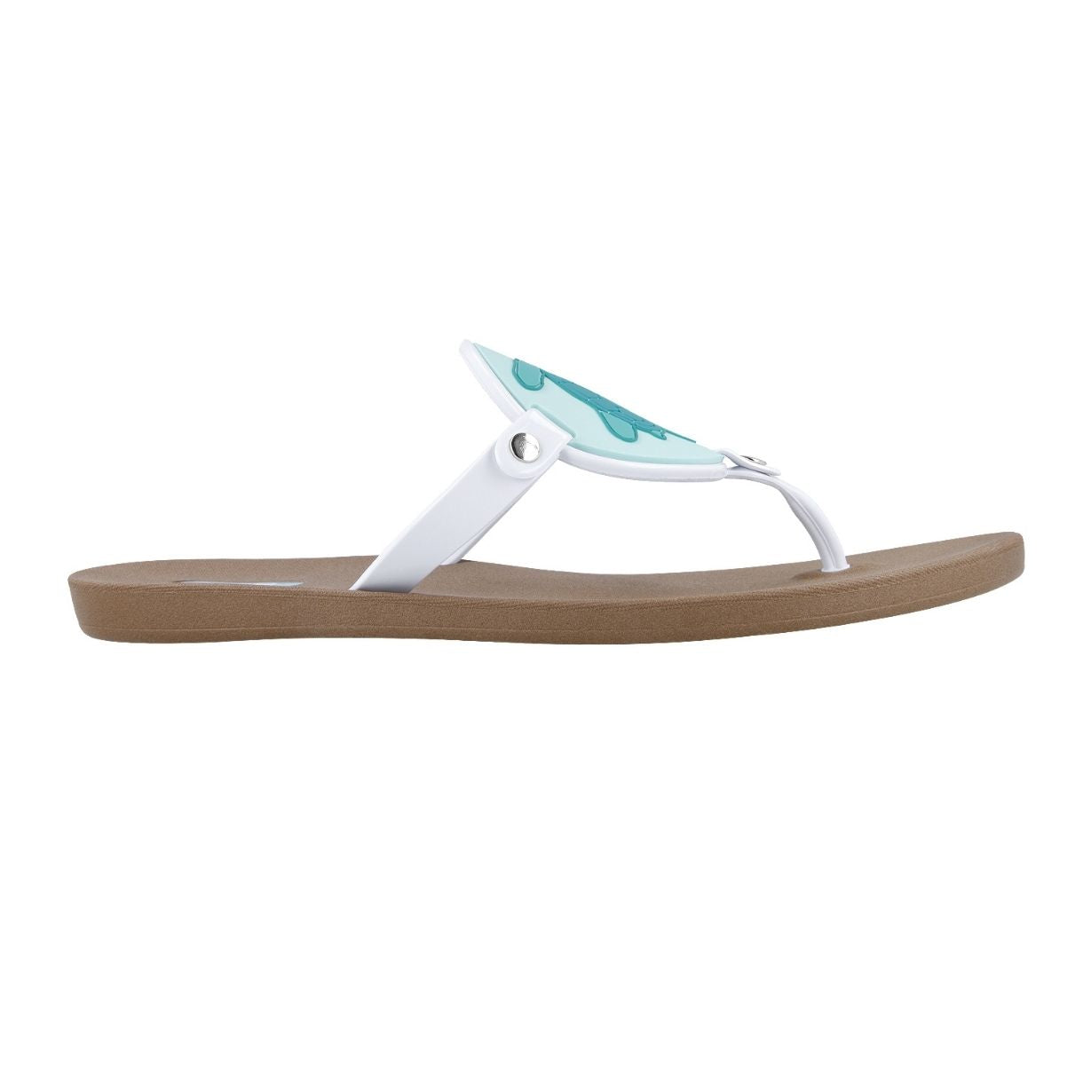 Oka-B Solara Women's Flip Flop with a soft, trendy medallion