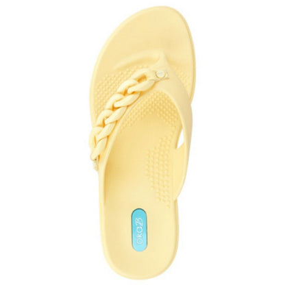 Oka-B Ginger Women's Flip Flop with a Stylish Chain