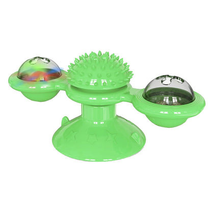 Pet Life&reg; Windmill Suction Cup Cat Toy