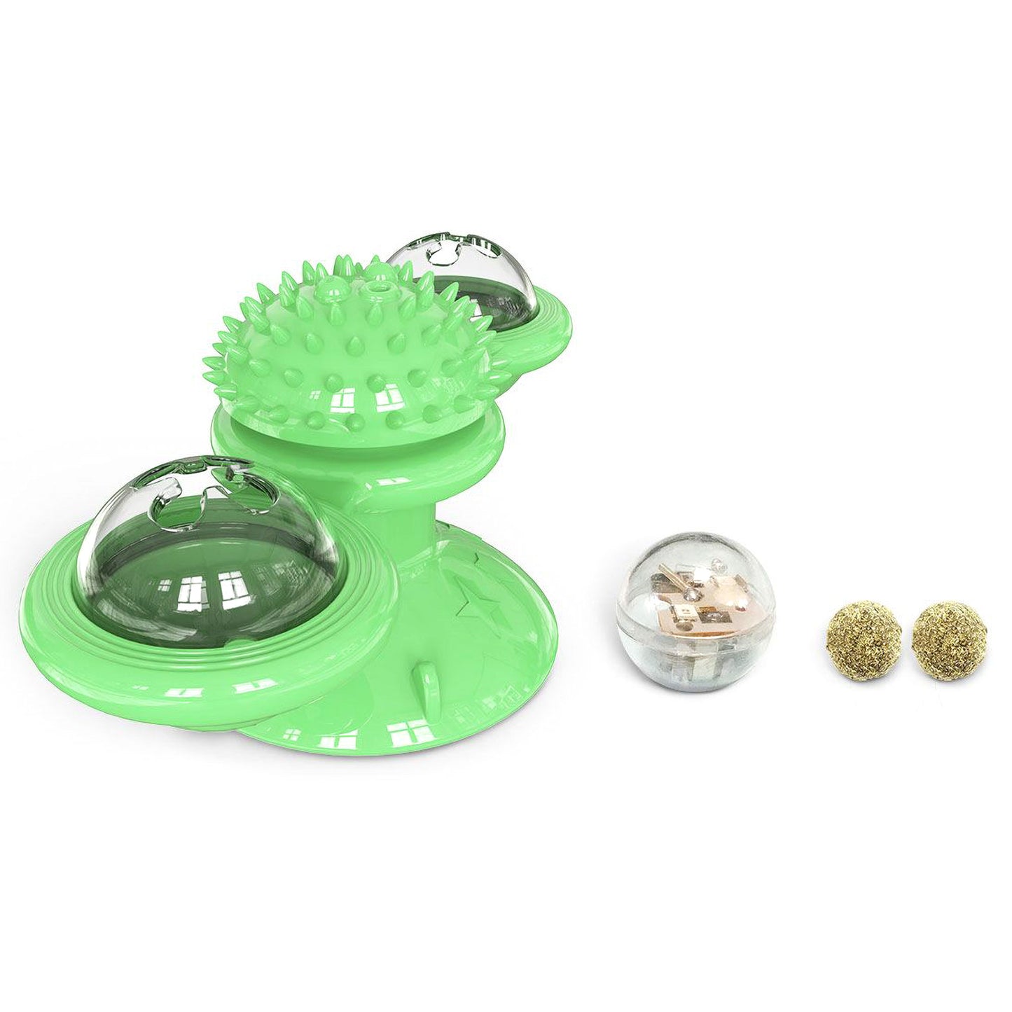 Pet Life&reg; Windmill Suction Cup Cat Toy