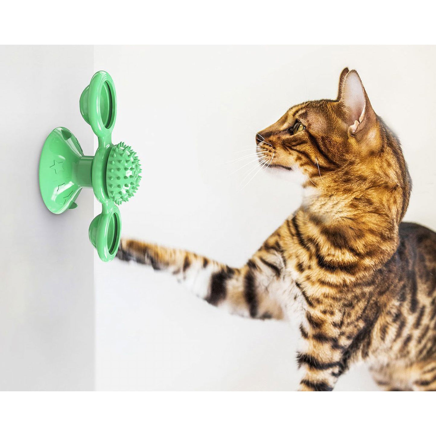 Pet Life&reg; Windmill Suction Cup Cat Toy