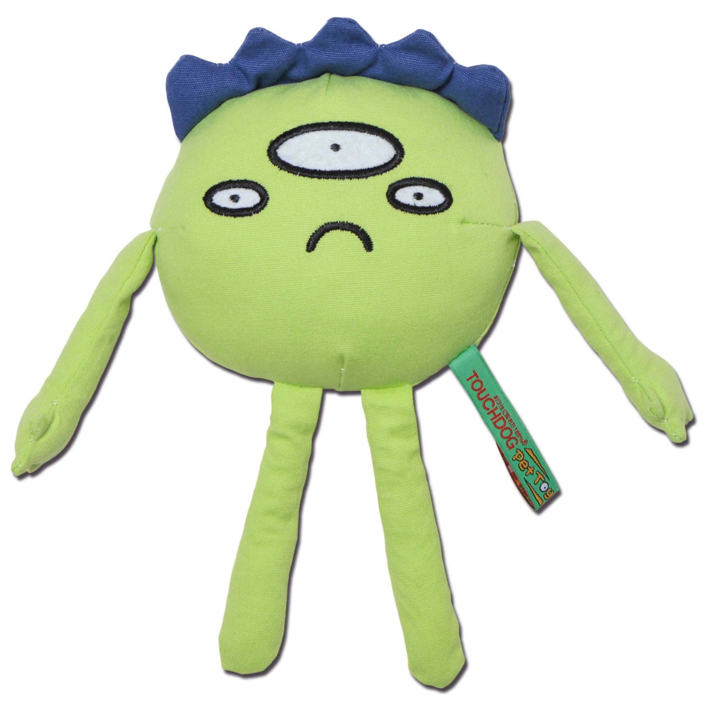 Touchdog Cartoon Alien Monster Plush Dog Toy