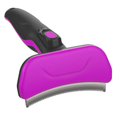 Pet Life&reg; Fur-Guard Self-Cleaning Comb