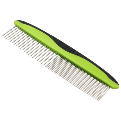 Pet Life&reg; Grip Ease Grooming Pet Comb