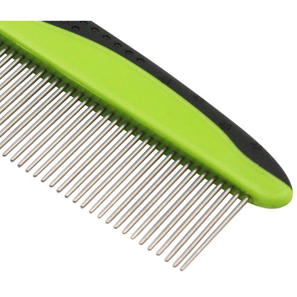 Pet Life&reg; Grip Ease Grooming Pet Comb