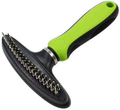 Pet Life&reg; Flex Series Dual-Row Pet Rake