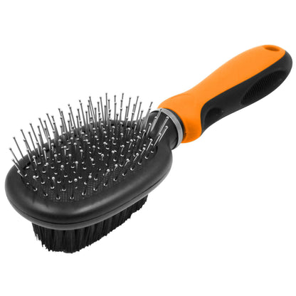 Pet Life&reg; Flex Series Pin & Bristle Brush