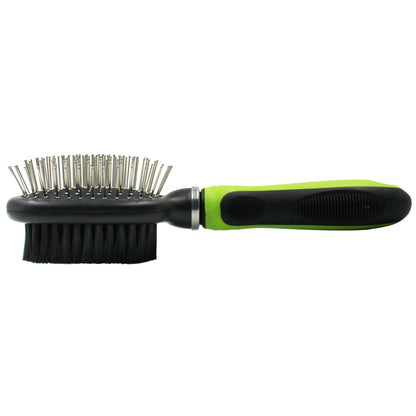Pet Life&reg; Flex Series Pin & Bristle Brush