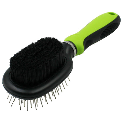 Pet Life&reg; Flex Series Pin & Bristle Brush