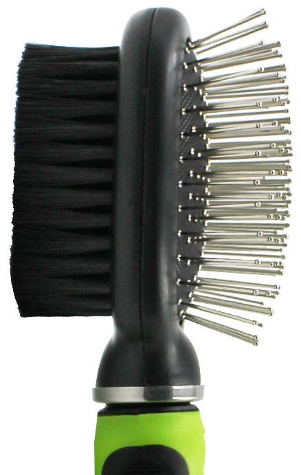 Pet Life&reg; Flex Series Pin & Bristle Brush