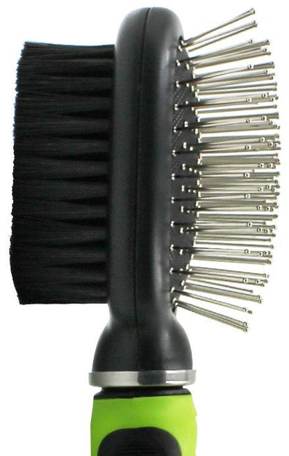 Pet Life&reg; Flex Series Pin & Bristle Brush