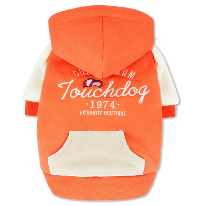 Touchdog Heritage Soft-Cotton Dog Hoodie