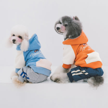 Touchdog Heritage Soft-Cotton Dog Hoodie