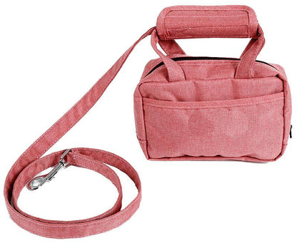 Pet Life ® 'Posh Walk' Purse Dog Leash, Accessory Holder and Waste Bag Dispenser