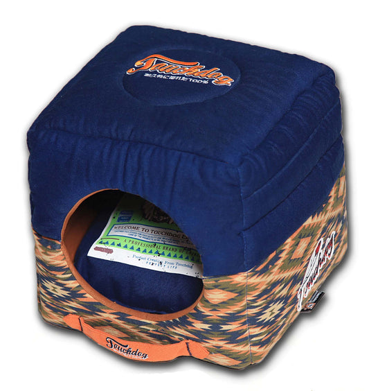 Touchdog&reg; 70's Vintage Tribal Dog House Bed