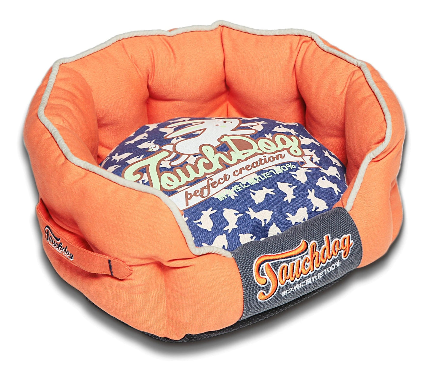 Touchdog&reg; Rabbit-Spotted Premium Dog Bed