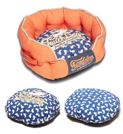 Touchdog&reg; Rabbit-Spotted Premium Dog Bed