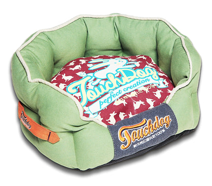 Touchdog&reg; Rabbit-Spotted Premium Dog Bed