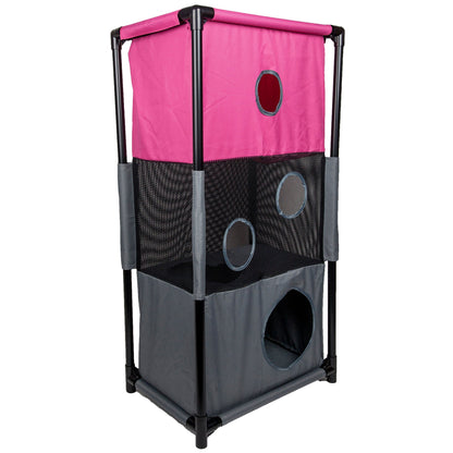 Pet Life Kitty-Square Cat House Furniture