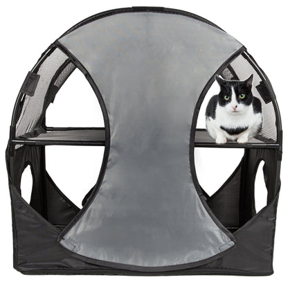 Pet Life Kitty-Play Travel Cat House