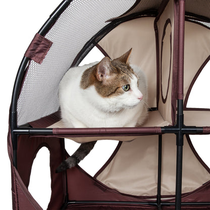 Pet Life Kitty-Play Travel Cat House